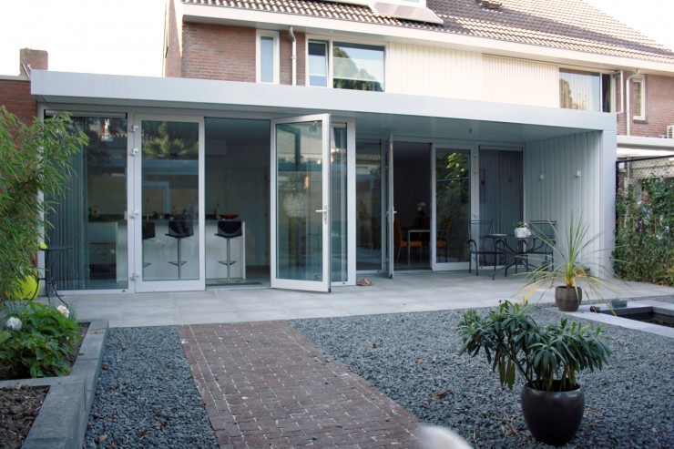 Verbouwing Woonhuis XZ - Leefkeuken Tuinpaviljoen - Architect Ir Rolf Moors Eindhoven - 01 def